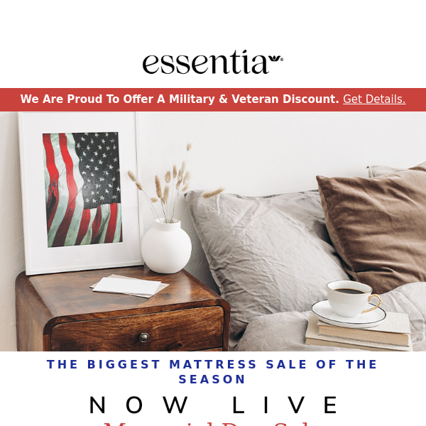 Our Mega Memorial Day Event is Here 🇺🇸 Savings Site-wide*!