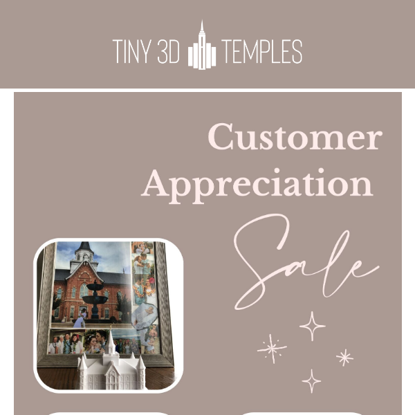 🌟 Our Gratitude Knows No Bounds! Enjoy Our Customer Appreciation Sale 🌟