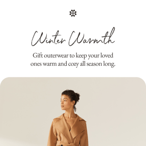 Winter Warmth: New Trench Coat.