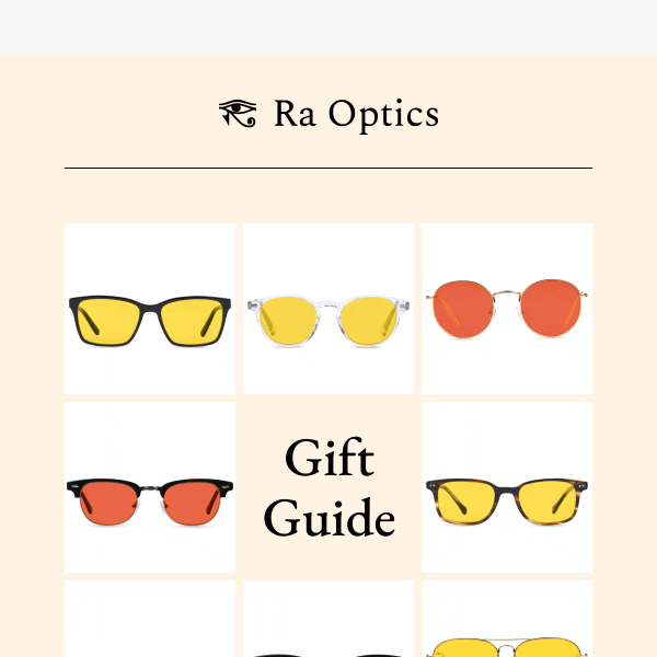 Your Ra Optics Gift Guide!