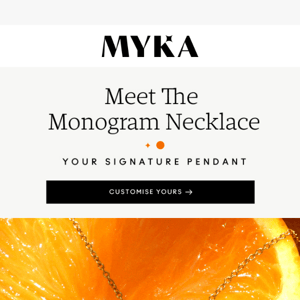 Monogram Necklace - MYKA