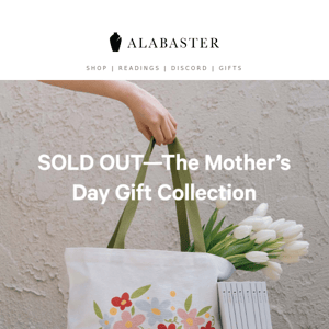 Sold Out—The Mother's Day Gift Collection