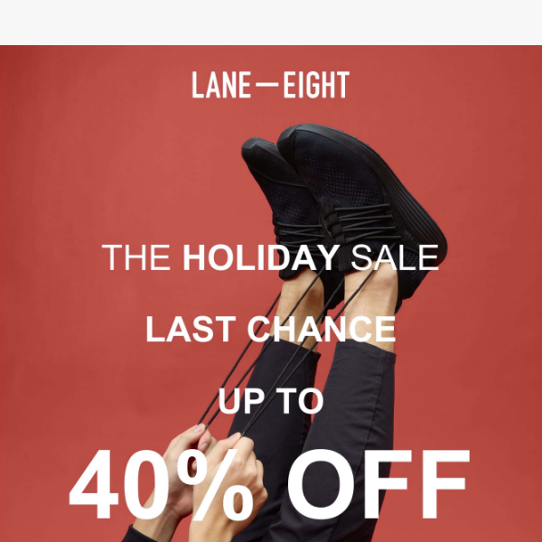 FINAL HOURS TO GET UP TO 40% OFF ⏰