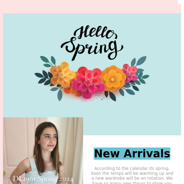 Hello Spring - New Drops Today