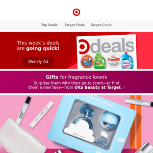 Fragrance gifts from Ulta Beauty at Target 🎁