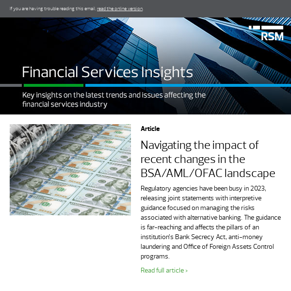 Financial Services Insights
