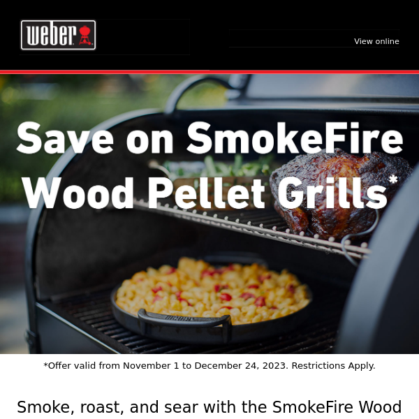 Limited Time! ⏱️ Save on Smokefire Wood Pellet Grills