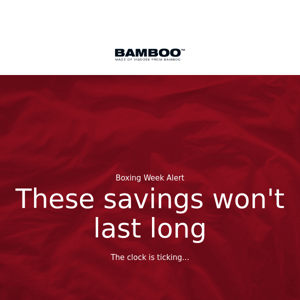 Savings for you Bamboo Underwear (this week only)