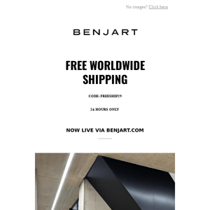 Hurry, Don't Miss Out! Free Shipping on Your Benjart Order with Code ‘FREESHIP29’ Ends Midnight
