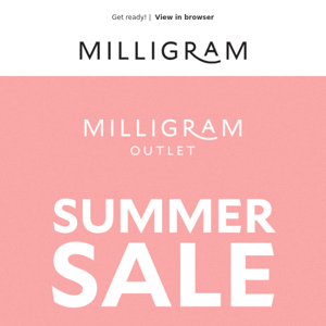 Summer sale - New styles and further discounts!