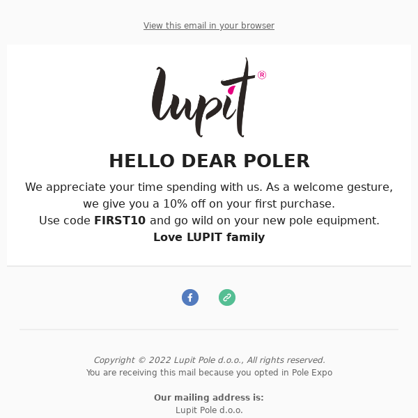 You are now a part of LUPIT family <3