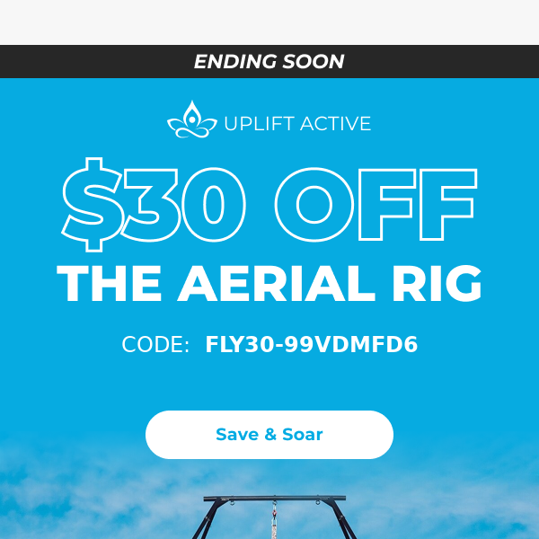 Last chance: $30 off the Rig