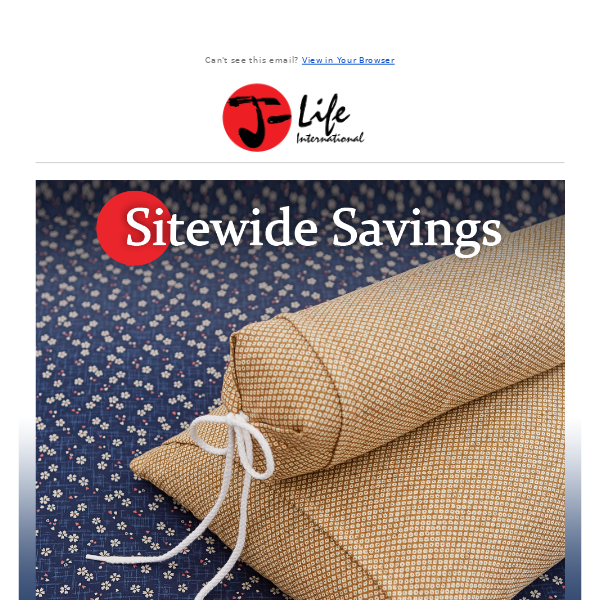 Sitewide Savings Going on NOW!