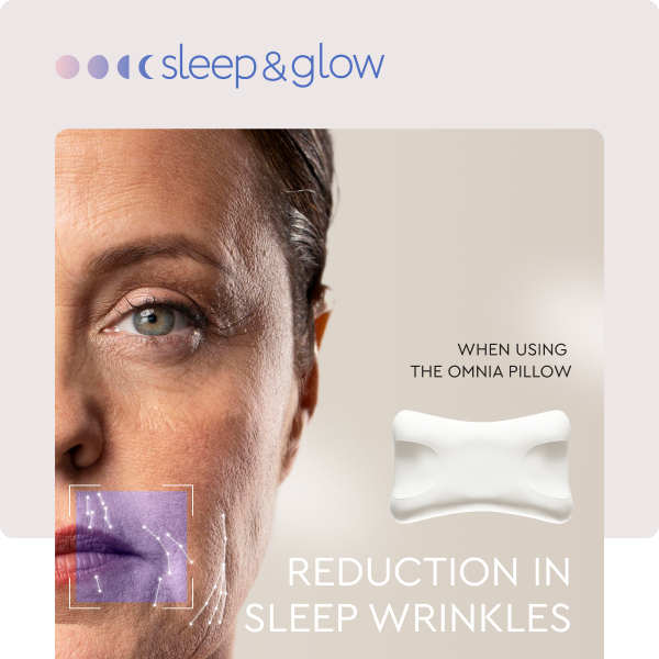  SLEEP & GLOW Omnia Anti-Aging Beauty Pillow Fights Sleep  Wrinkles