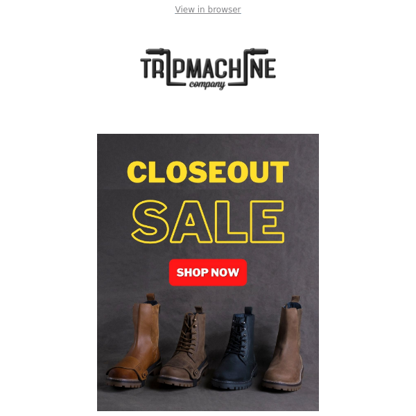Closeout Sale : Moto-Boots