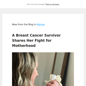 Inspiring Story: Breast Cancer Survivor's Fight for Motherhood 🎗️