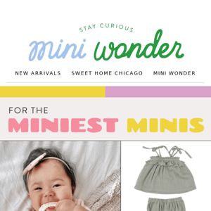 🍼For The Miniest Mini Wonder✨ - Shop Apparel, Accessories & Gifts