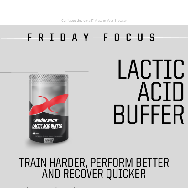 Focussing on Lactic Acid Buffer