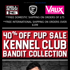 ☀️SUMMER PUP GEAR SALE🐶 40% Off Kennel Club Bandit Collection While Supplies Last! No Refund/ Exchanges On Sale Items!