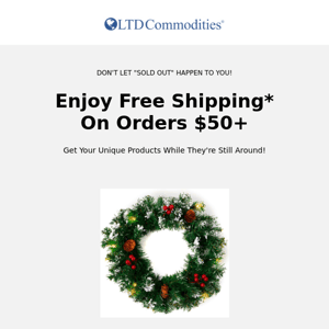 Score Free Shipping on Your Unique Products Before They Sell Out!