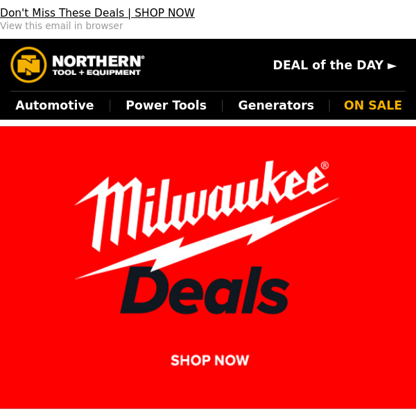 Shop Milwaukee Deals | Save Up To 40%