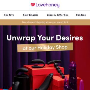 The Lovehoney Holiday Shop is OPEN!