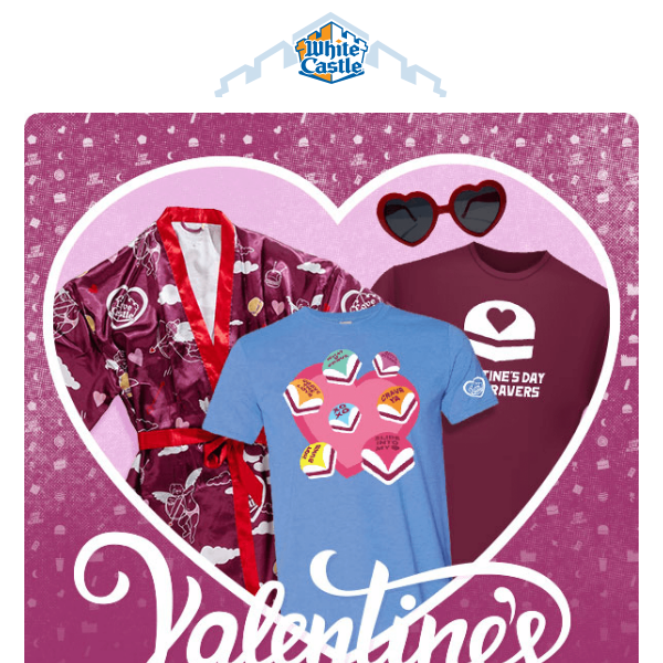 White Castle, fall in love with our Valentine’s merch 💗 