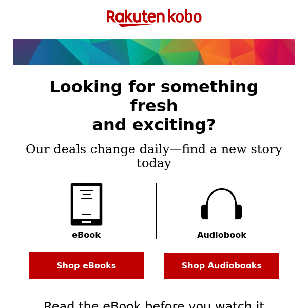 Rakuten Kobo, Award Winning eBooks and Audiobooks
