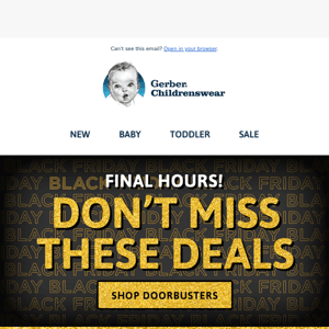 FINAL HOURS ⌛️ Black Friday Doorbuster Deals END SOON