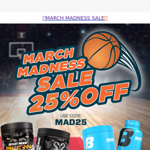 🏀 MARCH MADNESS SALE!  25% Off Everything