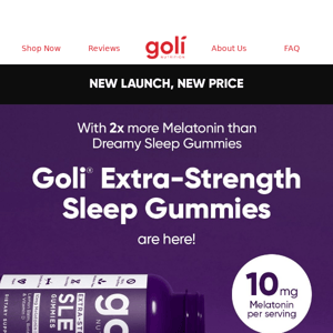 Goli fam, learn more about our NEWEST gummy 🌚