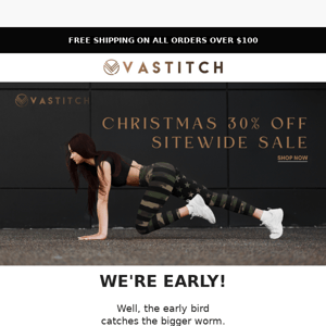 Your 30% OFF sitewide sale is here! 🎄