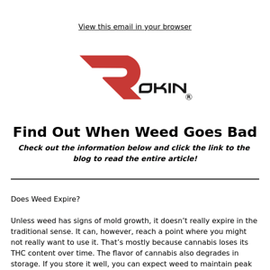 💡 Learn About When Weed Goes Bad!