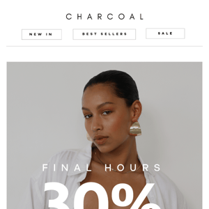 FINAL HOURS  —  30% OFF SITEWIDE