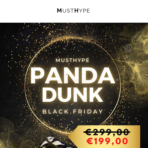Panda Dunk: € 199 Black Friday