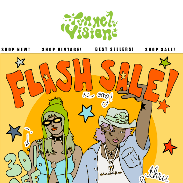 WEEKEND FLASH SALE!