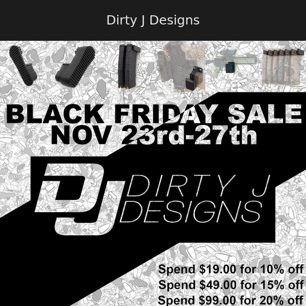 24% Off Dirty J Designs COUPON CODE: (3 ACTIVE) Jan 2024
