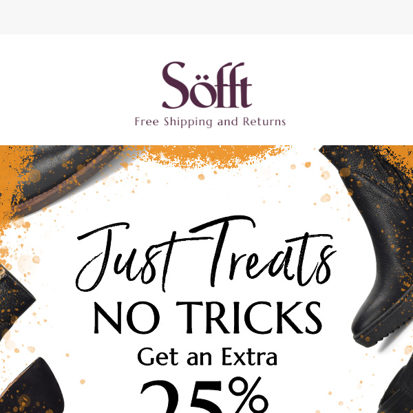 Halloween Sale is Here: 25% Off Select Styles!