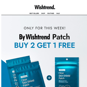 By Wishtrend Patch Buy 2 Get 1 FREE💙