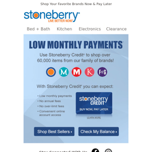 Make It Possible With Stoneberry Credit