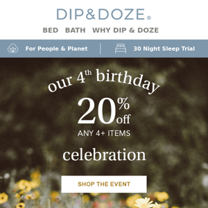 20% off your cosy home of dreams