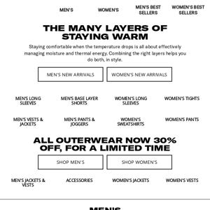 THE PERFECT LAYERS FOR WINTER