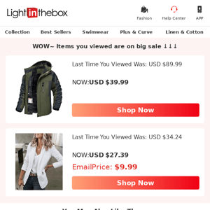 USD $16.00 saved on Men's Jackets & Coats.Shop Now>
