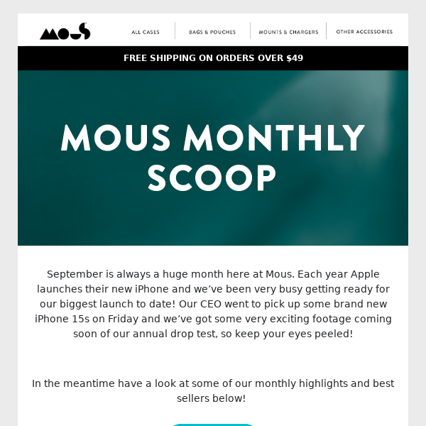 Mous Monthly Updates – September