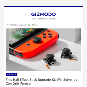 This Hall Effect Stick Upgrade Kit Will Solve Joy-Con Drift Forever