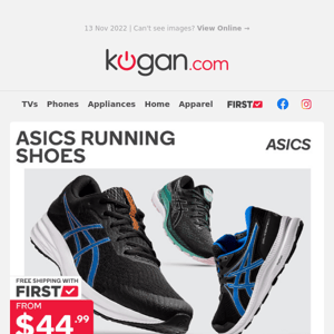 ASICS Runners from $44.99 Plus Deals on Nike, Bonds & More!