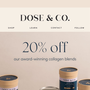 Save for one week only! 20% off sitewide.