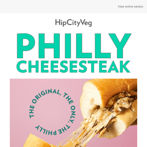 The One. The Only. The Philly Steak 👑