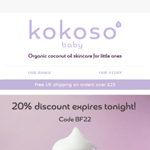 20% Discount Expires at Midnight