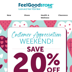 This Weekend Only!! Save 20% off!